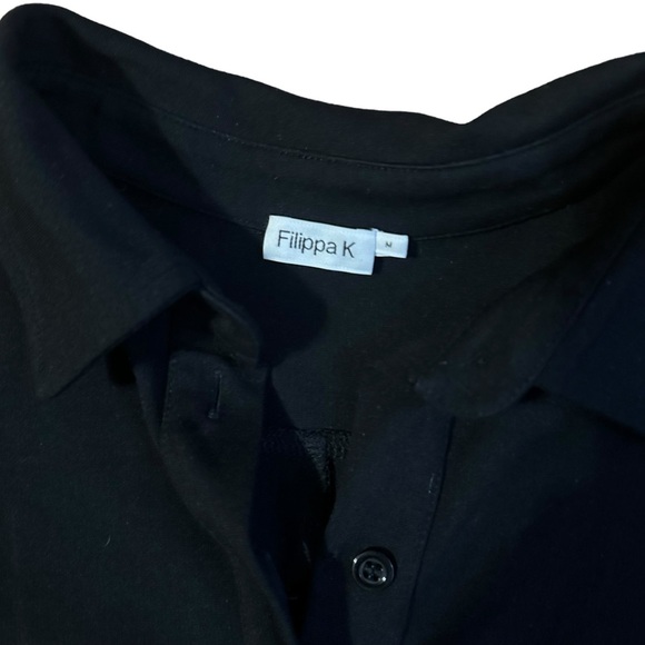 Filippa K Black Collared Dress Size Medium - Picture 4 of 5